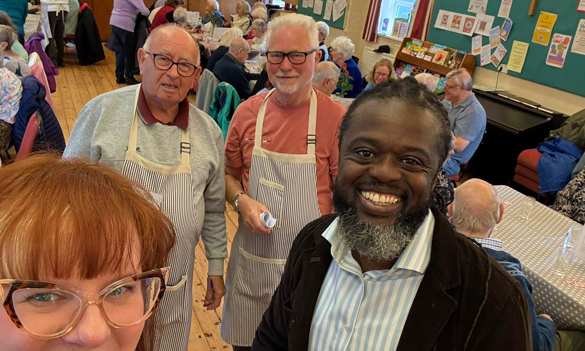 Jess and Sam visiting Do Drop Inn in Haxby